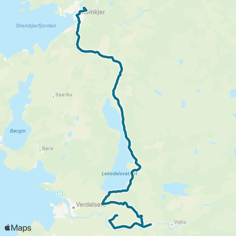 AtB Mogrenda - Guldbergaunet map