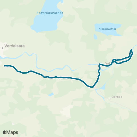 AtB Garnes Skole - Stene map