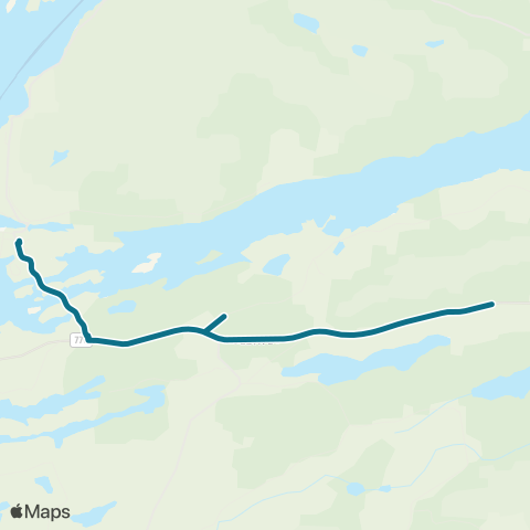 AtB Måneset - Rørvik map