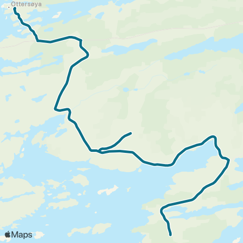 AtB Storval - Bjørndalen - Fikkan map