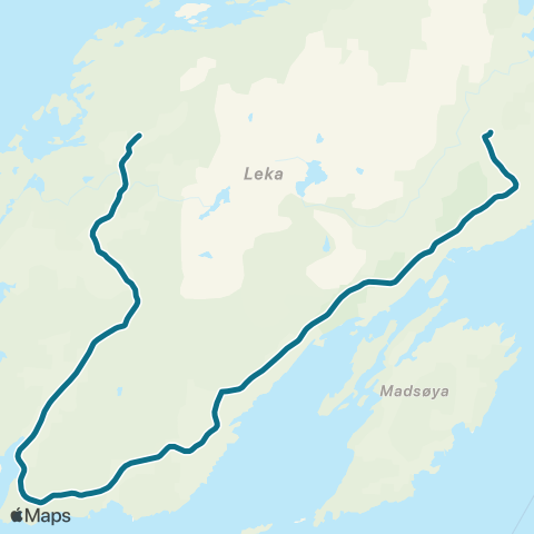AtB Stein - Leka Skole map