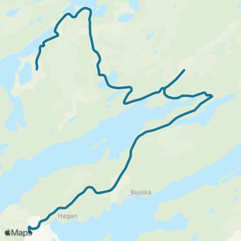 AtB Kolvereid - Ottersøy - Måneset map