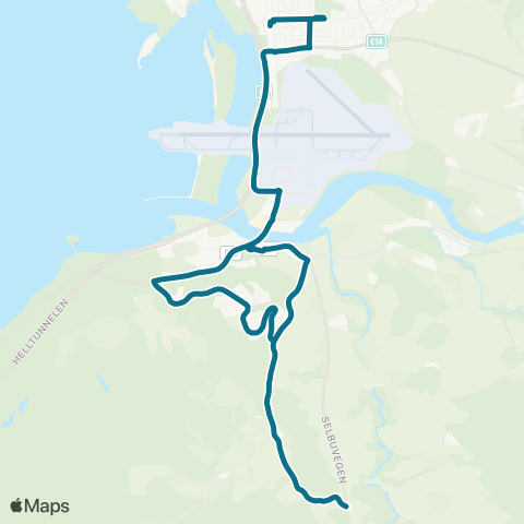 AtB Lånke Skole - Eidum / Geving / Hell map