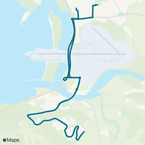 AtB Stjørdal - Geving - Lerbakken map