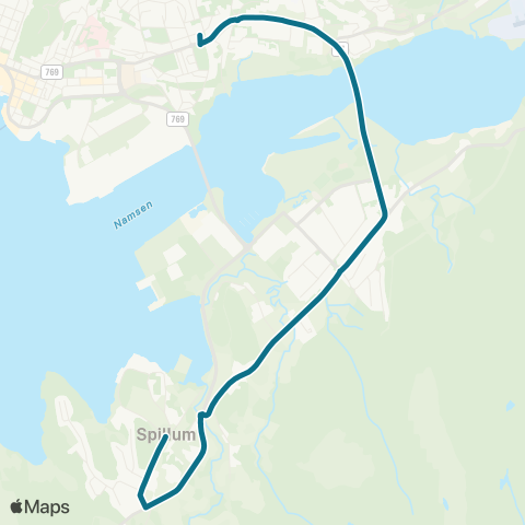 AtB Svea - Buret - Høknes U (Østby map