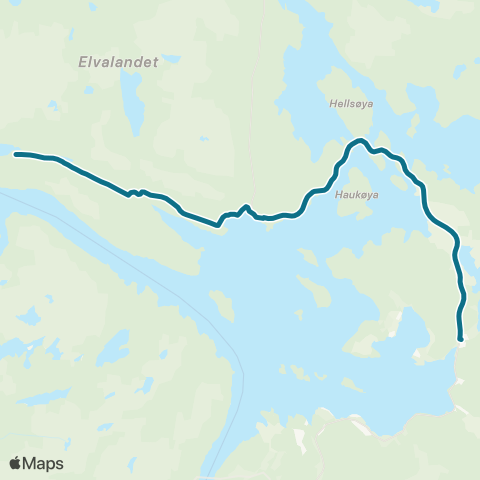 AtB Kalkløv - Ganes - Sørenget map