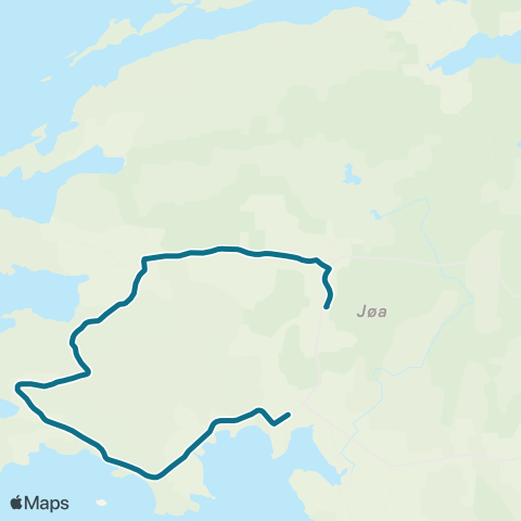 AtB Tranåsn - Fosnes - Jøa Skole map