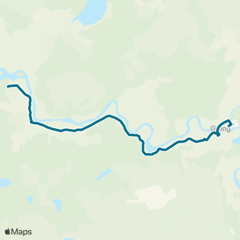 AtB Øyheim - Grong map