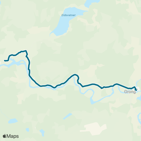 AtB Værem - Grong map