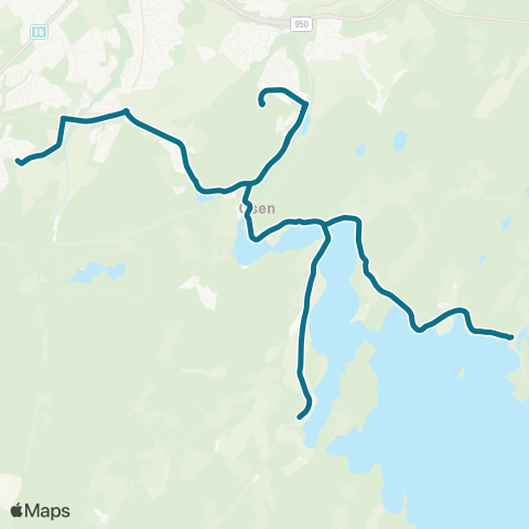 AtB Jonsvatnet / Vikåsen - Lohove map