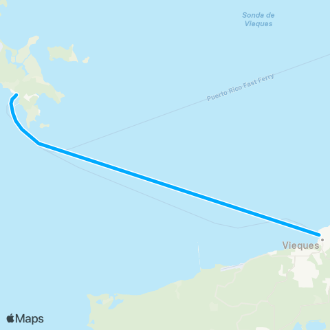 Autoridad de Transporte Integrado Ceiba-Vieques map