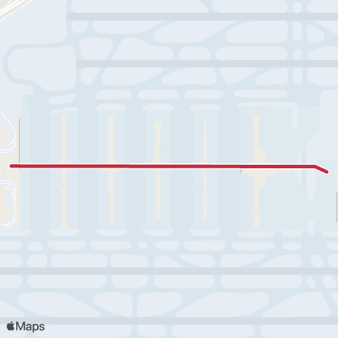 ATL Airport Plane Train map