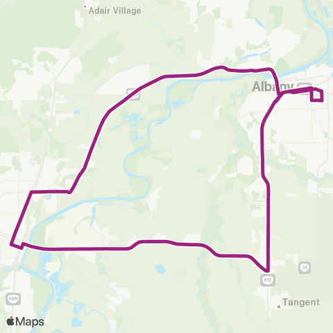 Linn-Benton Loop Saturday map