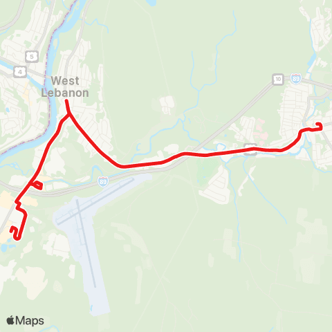 Advance Transit Red Route map