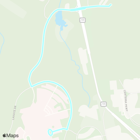 Advance Transit Lot 9 Shuttle map