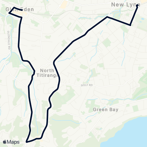 Auckland Transport 17 map