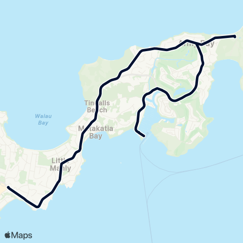 Auckland Transport 988 map