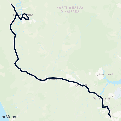 Auckland Transport 125 map