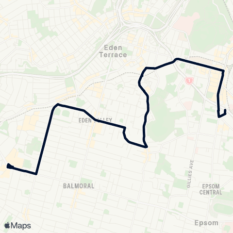Auckland Transport 64 map