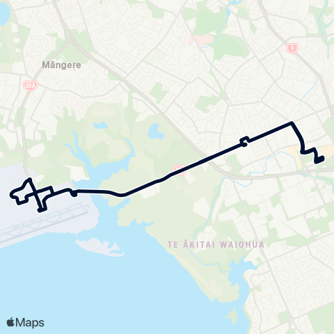 Auckland Transport AIR map