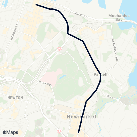 Auckland Transport RBN map