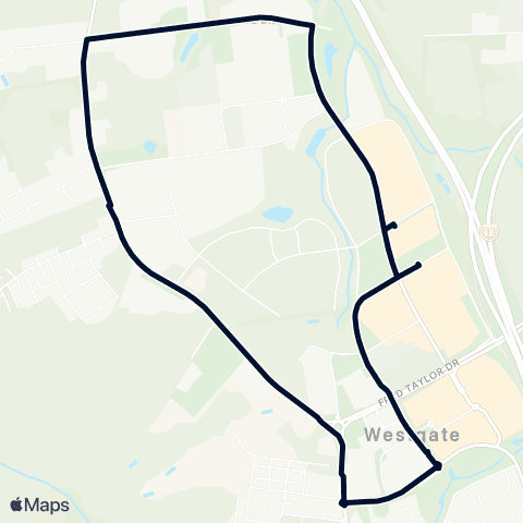 Auckland Transport 116 map