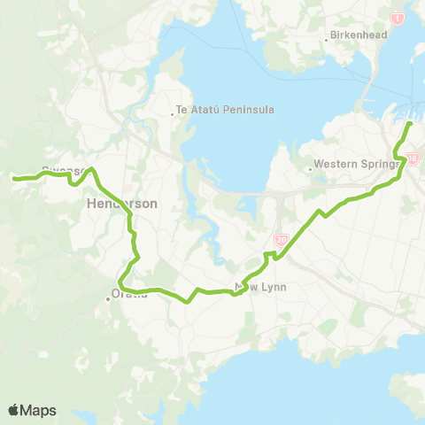 Auckland Transport Morningside Sta - Customs St W / Te Komititanga map