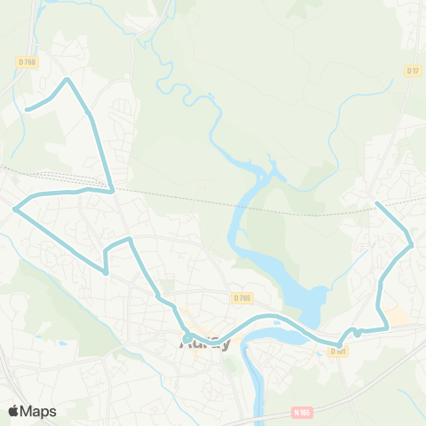 Glazgo Brec’h St Gildas - Pluneret Gare Ste Anne map