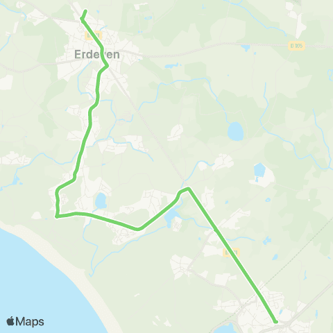 Glazgo Erdeven - Plouharnel map