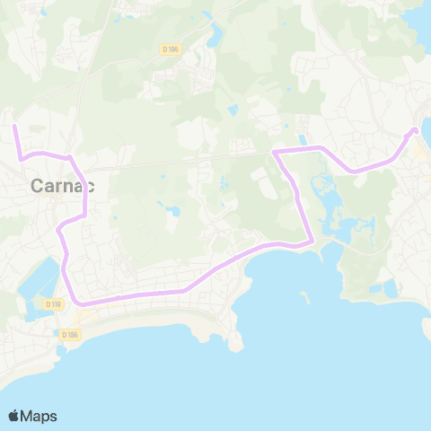 Glazgo Carnac - la Trinité-sur-Mer map
