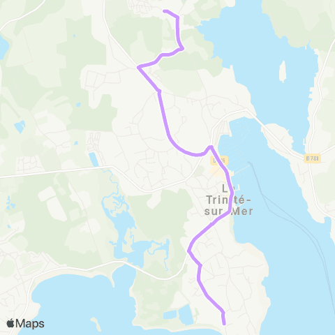 Glazgo La Trinité-sur-Mer - la Trinité-sur-Mer map