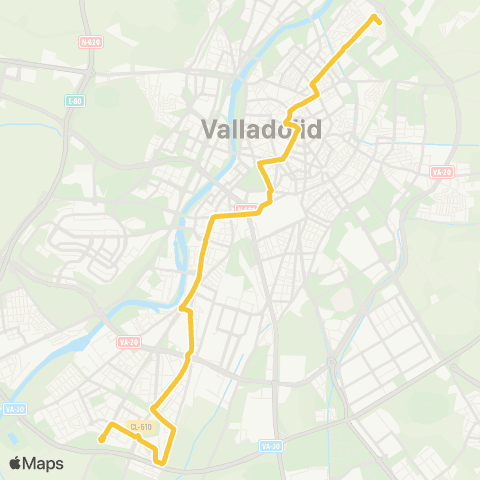AUVASA San Pedro Regalado - Covaresa map