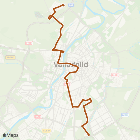 AUVASA Pinar de Jalón - Fuente Berrocal map