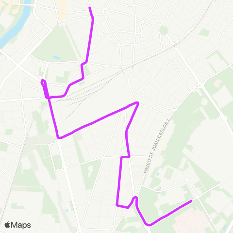 AUVASA Delicias - Estaciones - Centro map