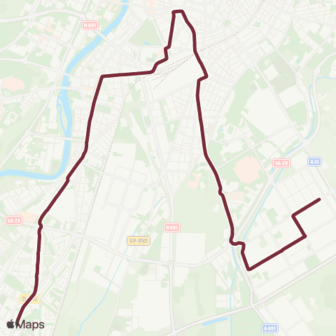 AUVASA Covaresa - Polígono San Cristóbal map