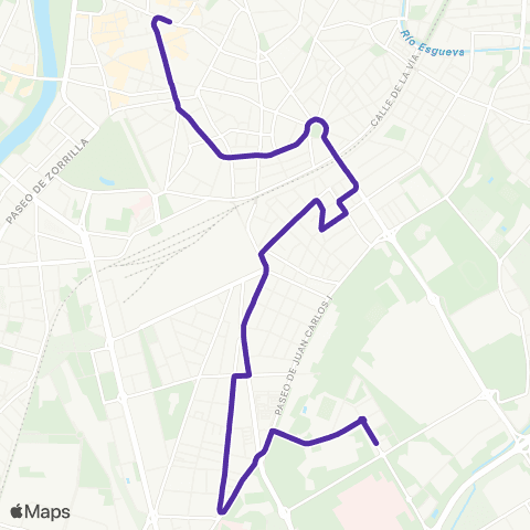 AUVASA Delicias - Fuente Dorada map