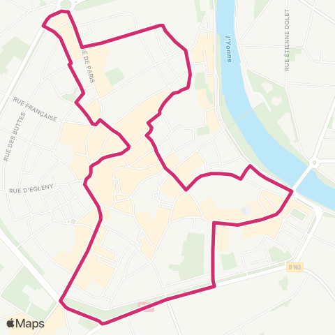 AuxR_M La Navette map