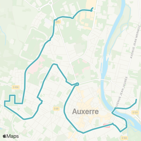 AuxR_M Les Clairions ↔ Gare SNCF map