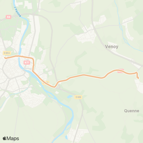 AuxR_M Gr ↔ Lycée la Brosse map