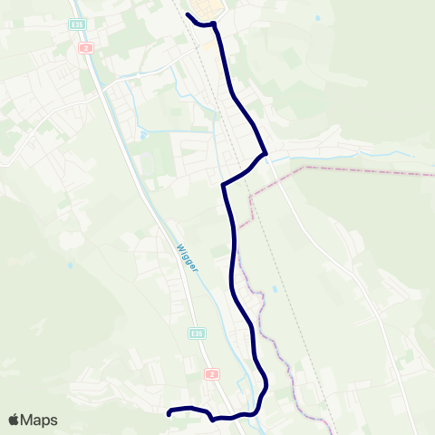 Aargau Verkehr Zofingen, Bahnhof - Brittnau, Ausserdorf map