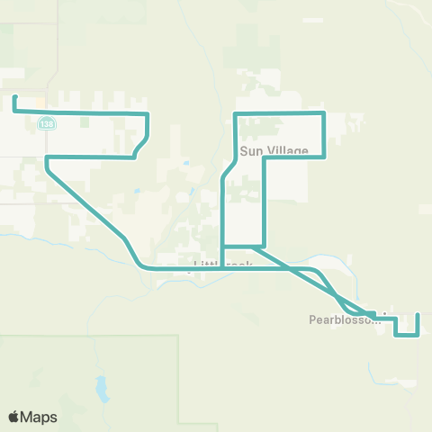 AVTA Littlerock / Pearblossom map