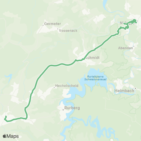 AVV Simmerath - Strauch - Schmidt - Nideggen map