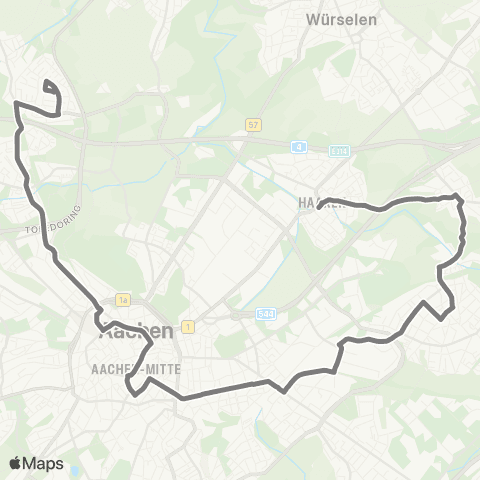 AVV zusätzliche Einsatzwagen an Schultagen map