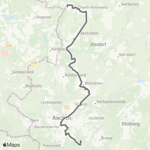 AVV zusätzliche Einsatzwagen an Schultagen map