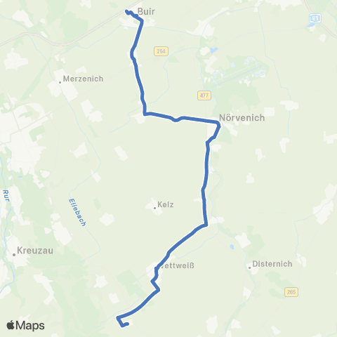 AVV Froitzheim - Vettweiß - Nörvenich - Golzheim - Buir map