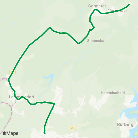 AVV Vossenack - Lammersdorf - Simmerath map