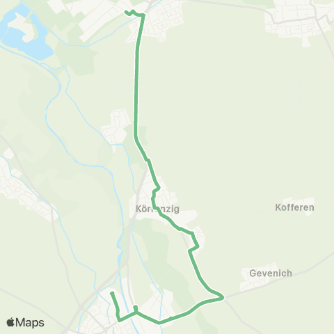 AVV Linnich - Glimbach - Körrenzig - Rurich - Baal map