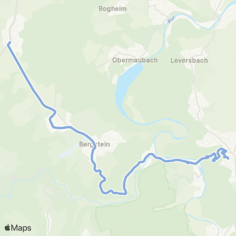 AVV Kleinhau - Bergstein - Zerkall - Brück - Nideggen map