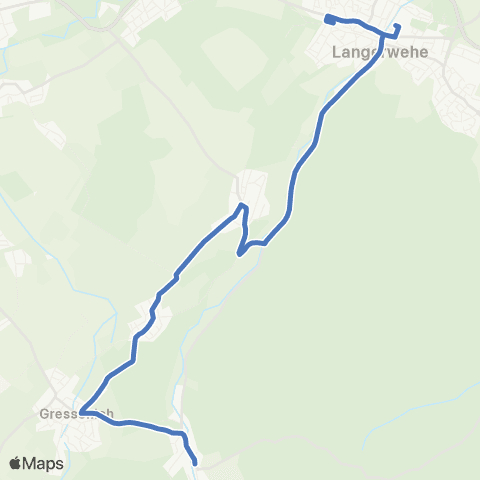 AVV Langerwehe - Heistern - Hamich - Gressenich - Schevenhütte map