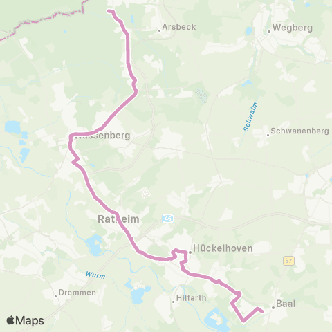 AVV Baal – Hückelhoven – Ratheim – Wassenberg map